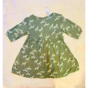 Crinkle-Crepe Ruffle-Waist Dress for Toddler Girls
